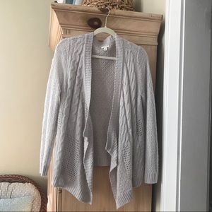 Sonoma Open Front Knit Cardigan Sweater